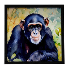 Load image into Gallery viewer, Chimpanzee Framed Metal Print