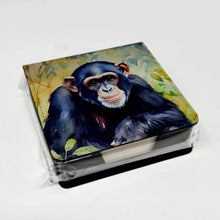Load image into Gallery viewer, Chimpanzee PU Leather Note Paper Holder