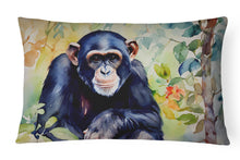 Load image into Gallery viewer, Chimpanzee Throw Pillow