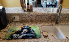 Load image into Gallery viewer, Chimpanzee Dish Drying Mat
