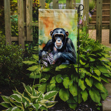 Load image into Gallery viewer, Chimpanzee Garden Flag – Outdoor Decorative Yard Flag