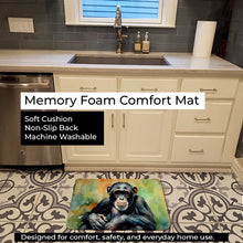 Load image into Gallery viewer, Chimpanzee Memory Foam Kitchen Mat DAC2894RUG