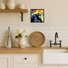 Load image into Gallery viewer, Chimpanzee Framed Metal Print