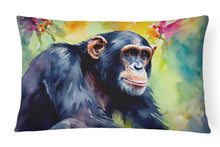 Load image into Gallery viewer, Chimpanzee Throw Pillow