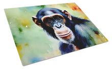 Load image into Gallery viewer, Chimpanzee Glass Cutting Boards – Durable, Decorative Kitchen Art Large