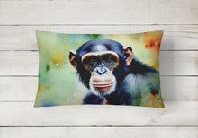 Load image into Gallery viewer, Chimpanzee Throw Pillow
