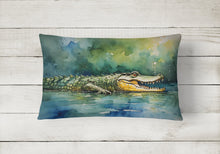 Load image into Gallery viewer, Crocodile Throw Pillow