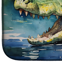 Load image into Gallery viewer, Crocodile Dish Drying Mat