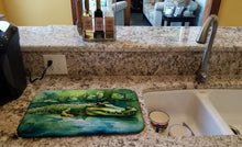 Load image into Gallery viewer, Crocodile Dish Drying Mat