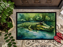 Load image into Gallery viewer, Crocodile Doormat - Large 24x36 – Indoor/Outdoor Floor Mat with Artistic Flair