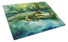 Load image into Gallery viewer, Crocodile Glass Cutting Boards – Durable, Decorative Kitchen Art Large