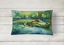Load image into Gallery viewer, Crocodile Throw Pillow