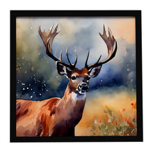 Load image into Gallery viewer, Deer Framed Metal Print