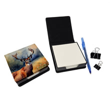 Load image into Gallery viewer, Deer PU Leather Note Paper Holder