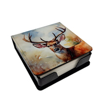 Load image into Gallery viewer, Deer PU Leather Note Paper Holder