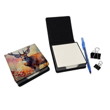 Load image into Gallery viewer, Deer PU Leather Note Paper Holder