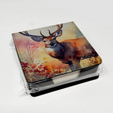 Load image into Gallery viewer, Deer PU Leather Note Paper Holder