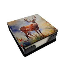 Load image into Gallery viewer, Deer PU Leather Note Paper Holder
