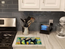 Load image into Gallery viewer, Elephant Glass Cutting Boards – Durable, Decorative Kitchen Art Large