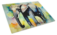 Load image into Gallery viewer, Elephant Glass Cutting Boards – Durable, Decorative Kitchen Art Large
