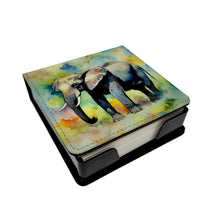 Load image into Gallery viewer, Elephant PU Leather Note Paper Holder