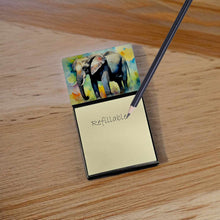 Load image into Gallery viewer, Elephant Sticky Note Holder- Refiilable Desk Accessory Note Pad