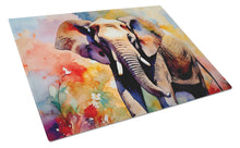 Load image into Gallery viewer, Elephant Glass Cutting Boards – Durable, Decorative Kitchen Art Large