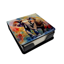 Load image into Gallery viewer, Elephant PU Leather Note Paper Holder
