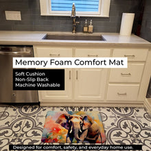 Load image into Gallery viewer, Elephant Memory Foam Kitchen Mat DAC2906RUG