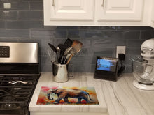 Load image into Gallery viewer, Elephant Glass Cutting Boards – Durable, Decorative Kitchen Art Large