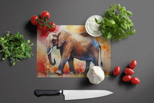 Load image into Gallery viewer, Elephant Glass Cutting Boards – Durable, Decorative Kitchen Art Large