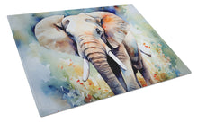 Load image into Gallery viewer, Elephant Glass Cutting Boards – Durable, Decorative Kitchen Art Large