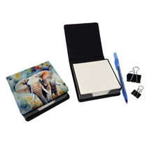 Load image into Gallery viewer, Elephant PU Leather Note Paper Holder