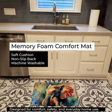Load image into Gallery viewer, Elephant Memory Foam Kitchen Mat DAC2909RUG