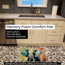 Load image into Gallery viewer, Elephant Memory Foam Kitchen Mat DAC2910RUG