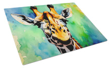 Load image into Gallery viewer, Giraffe Glass Cutting Boards – Durable, Decorative Kitchen Art Large