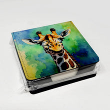Load image into Gallery viewer, Giraffe PU Leather Note Paper Holder