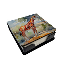 Load image into Gallery viewer, Giraffe PU Leather Note Paper Holder