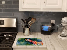 Load image into Gallery viewer, Giraffe Glass Cutting Boards – Durable, Decorative Kitchen Art Large