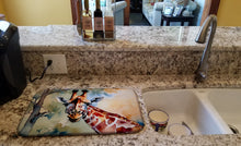 Load image into Gallery viewer, Giraffe Dish Drying Mat