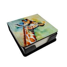 Load image into Gallery viewer, Giraffe PU Leather Note Paper Holder
