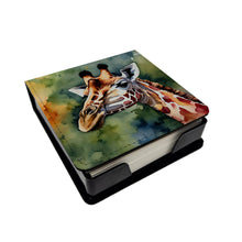 Load image into Gallery viewer, Giraffe PU Leather Note Paper Holder