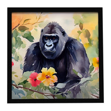 Load image into Gallery viewer, Gorilla Framed Metal Print