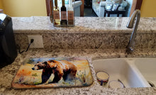 Load image into Gallery viewer, Grizzly Bear Dish Drying Mat