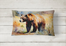 Load image into Gallery viewer, Grizzly Bear Throw Pillow