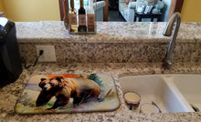 Load image into Gallery viewer, Grizzly Bear Dish Drying Mat