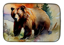 Load image into Gallery viewer, Grizzly Bear Dish Drying Mat