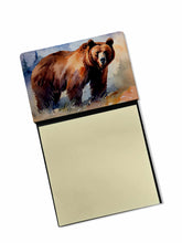 Load image into Gallery viewer, Grizzly Bear Sticky Note Holder- Refiilable Desk Accessory Note Pad