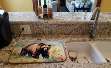 Load image into Gallery viewer, Grizzly Bear Dish Drying Mat