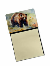 Load image into Gallery viewer, Grizzly Bear Sticky Note Holder- Refiilable Desk Accessory Note Pad